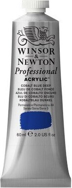 Winsor Newton - Proff Akrylmaling - Cobalt Blue Deep 60 Ml