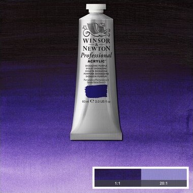 Winsor Newton - Akrylmaling - Dioxazine Purple 60 Ml