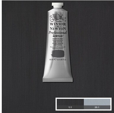 Winsor Newton - Akrylmaling - Graphite Grey 60 Ml