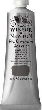 Winsor Newton - Akrylmaling - Silver No 2 60 Ml