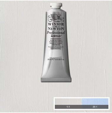 Winsor Newton - Akrylmaling - Titanium White 60 Ml