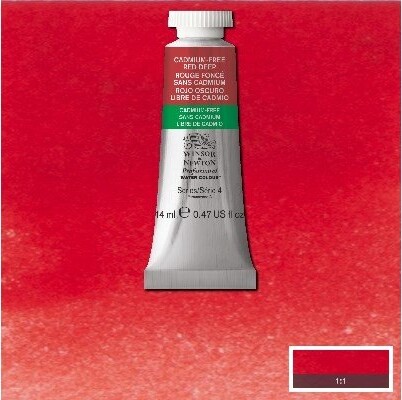 Winsor Newton - Akvarelfarve - Cadmium Free Red Deep 14 Ml