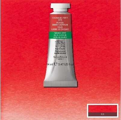 Winsor Newton - Akvarelfarve - Cadmium Free Red 14 Ml
