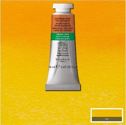 Winsor Newton - Akvarelfarve - Cadmium Free Yellow Deep 14 Ml
