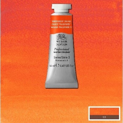 Winsor Newton - Akvarelfarve - Transparent Orange 14 Ml