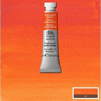 Winsor Newton - Akvarelfarve - Transparent Orange 5 Ml