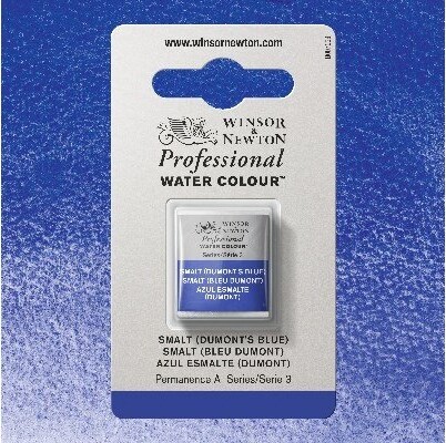 Winsor Newton - Akvarelfarve 12 Pan - Smalt Dumonts Blue