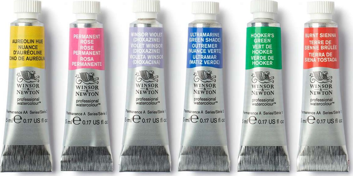 Winsor Newton - Professional Watercolour - Floral Set - 6X5 Ml