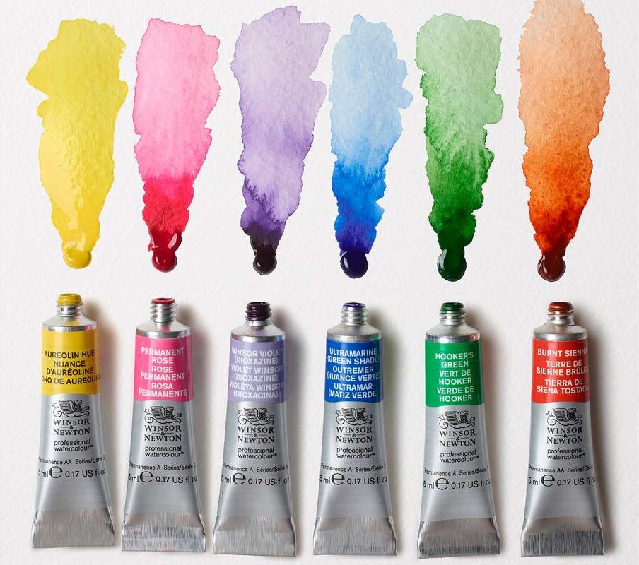 Winsor Newton - Professional Watercolour - Floral Set - 6X5 Ml