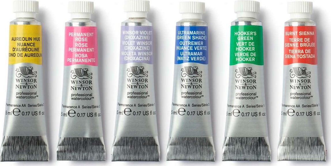 Winsor Newton - Professional Watercolour - Floral Set - 6X5 Ml