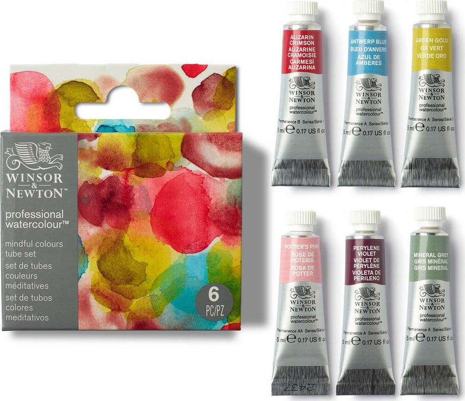 Winsor Newton - Professional Watercolour - Mindful Set - 6X5 Ml