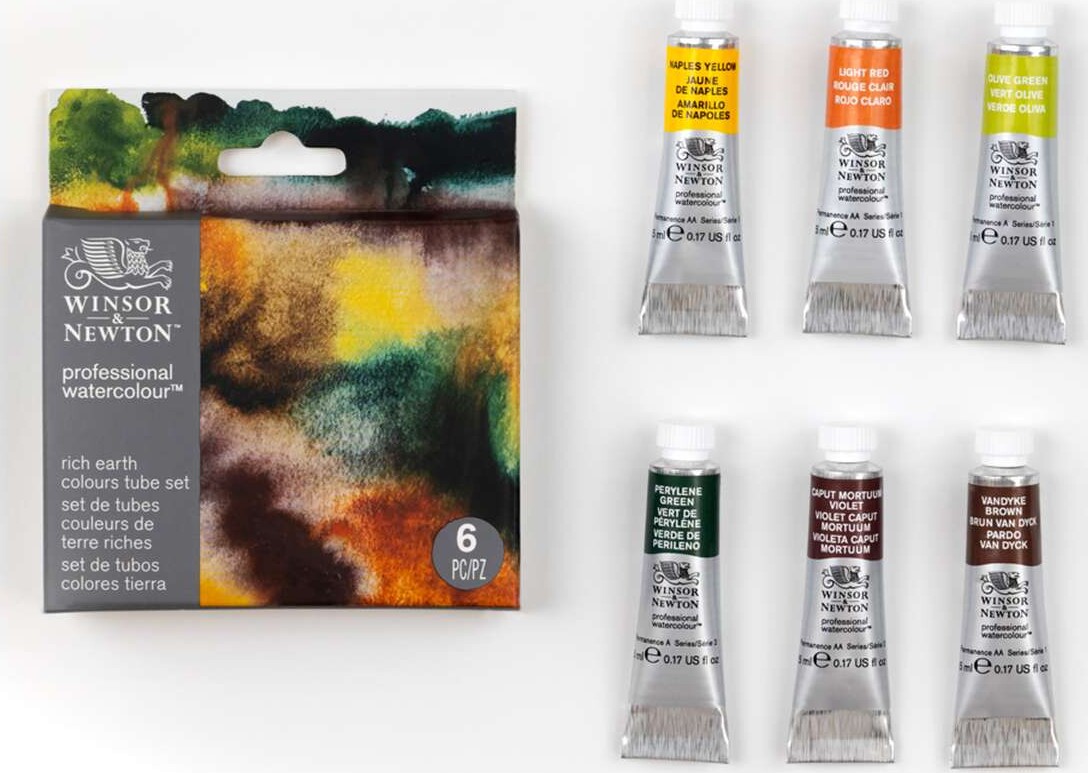 Winsor Newton - Professional Watercolour - Rich Earth - 6X5 Ml