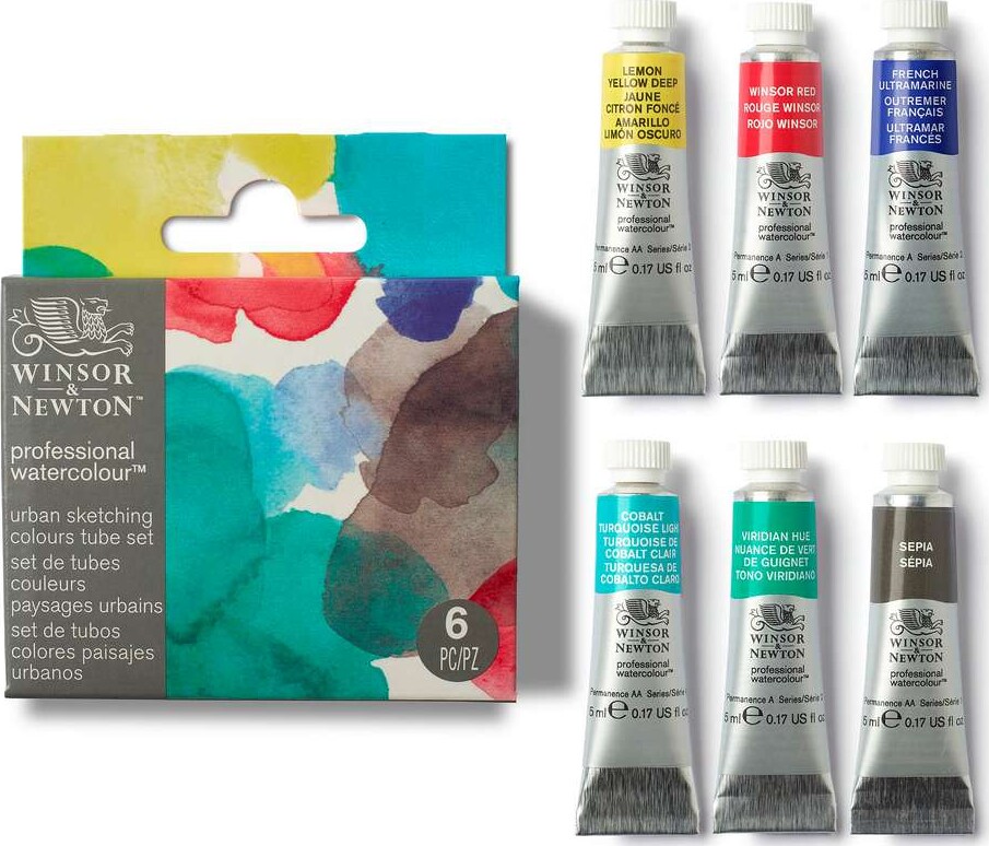 Winsor Newton - Professional Watercolour - Urban Sketching - 6X5 Ml