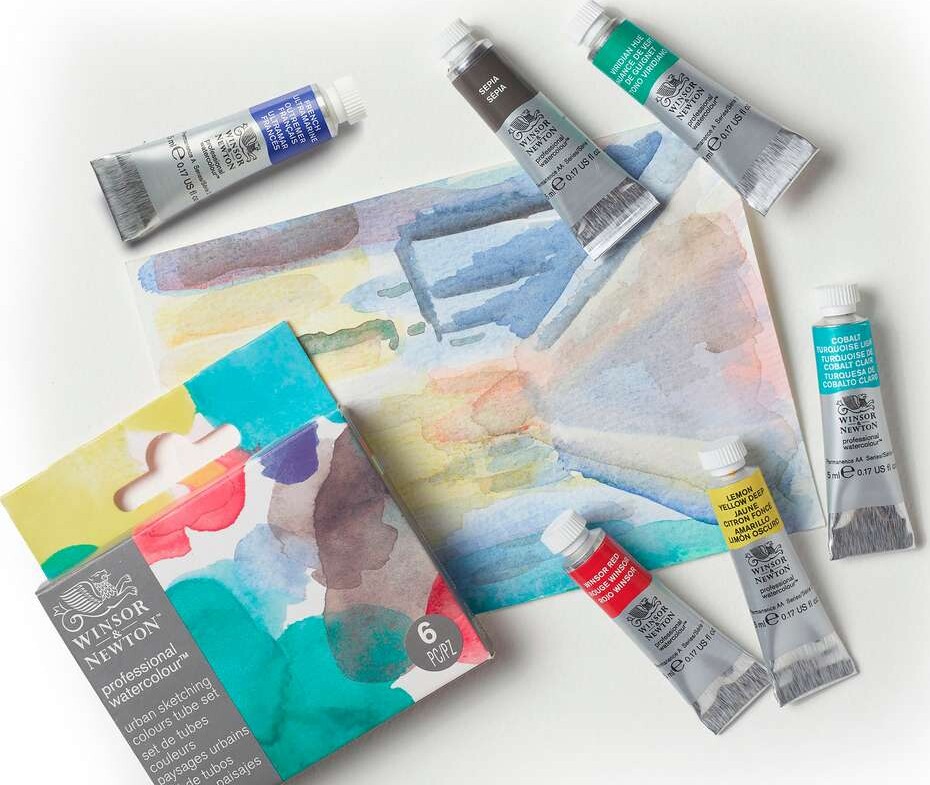 Winsor Newton - Professional Watercolour - Urban Sketching - 6X5 Ml