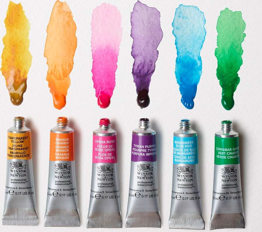 Winsor Newton - Professional Watercolour - Vibrant Set - 6X5 Ml