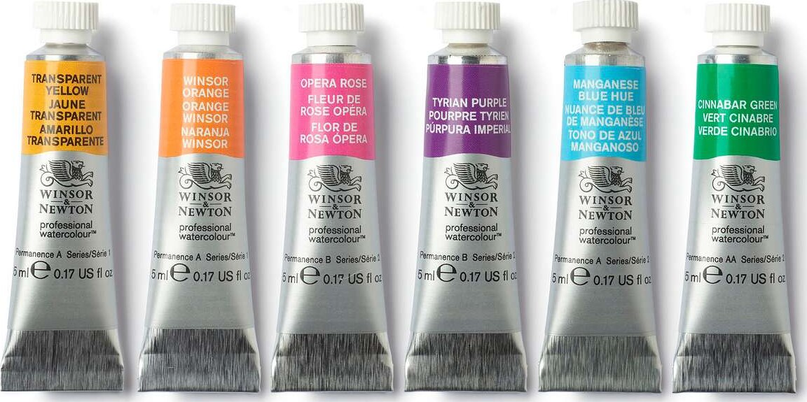 Winsor Newton - Professional Watercolour - Vibrant Set - 6X5 Ml