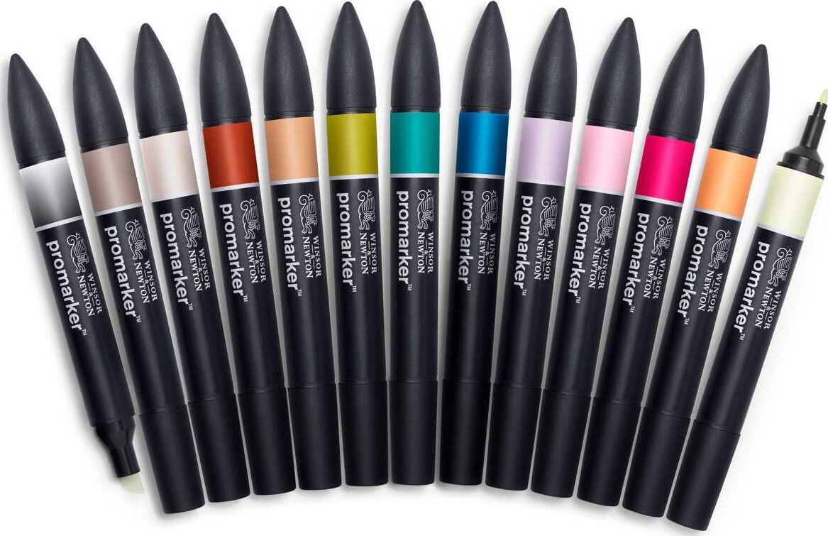 Winsor Newton - Promarker Tusser - Manga Romance - 12 1 Dele
