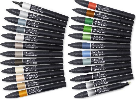 Winsor Newton - Promarker Tusser - 24 1 Stk - Architectural Tones
