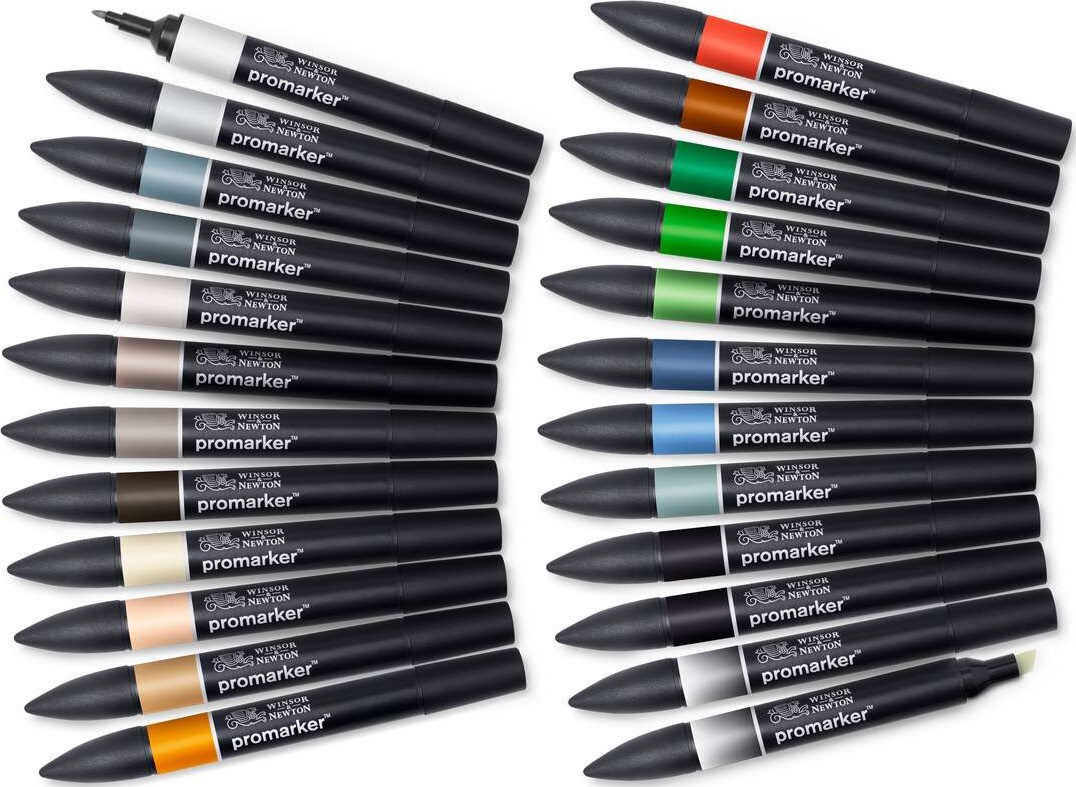 Winsor Newton - Promarker Tusser - 24 1 Stk - Architectural Tones