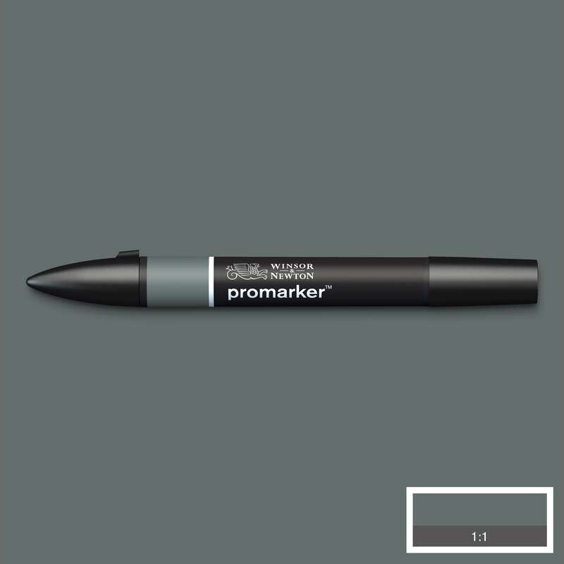 Winsor Newton - Promarker Tusch - Kølig Grå 6
