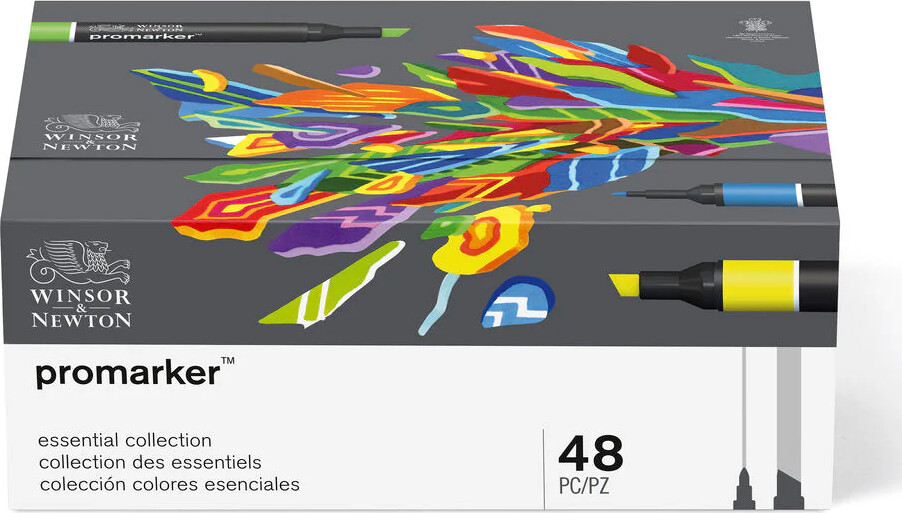 Winsor Newton - Promarker Tusser Sæt - 48 Farver