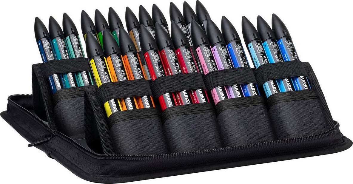 Winsor Newton - Promarker Tusser I Etui - 24 Farver
