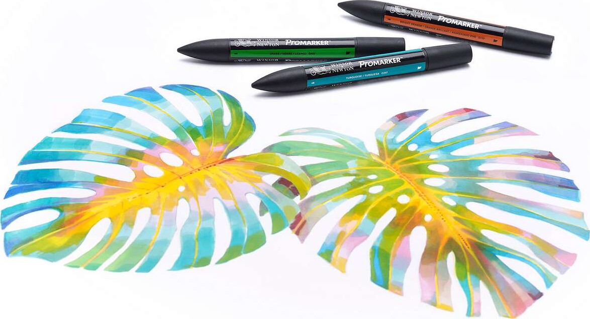 Winsor Newton - Promarker Tusser I Etui - 24 Farver