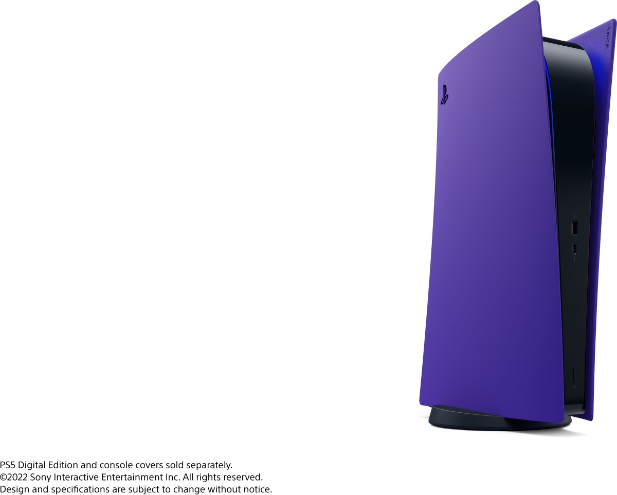 Ps5 Cover - Digital Edition - Galactic Purple