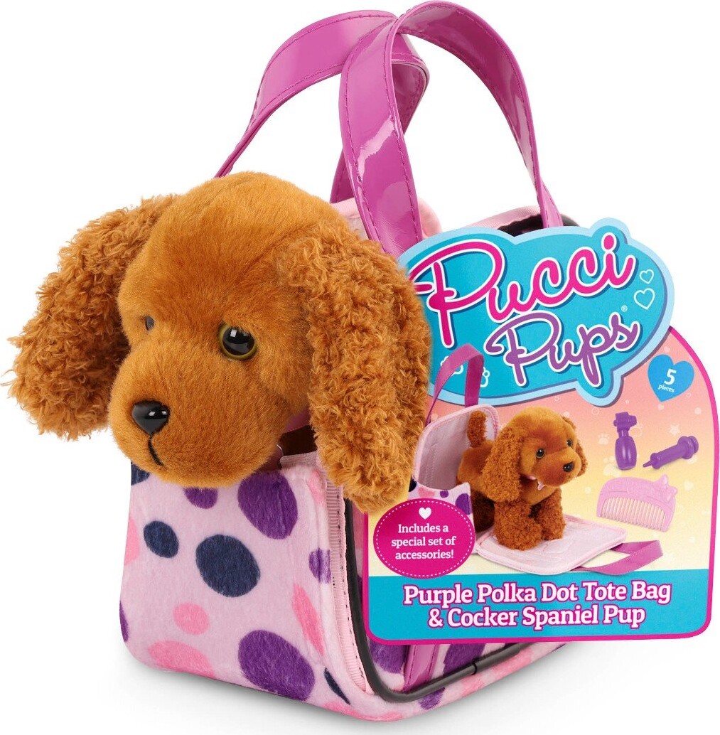 Pucci Pups - Pucci Hund I Prikket Taske