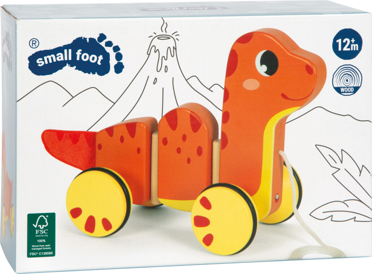 Trækdyr Til Børn - Dinosaur - Træ - Small Foot