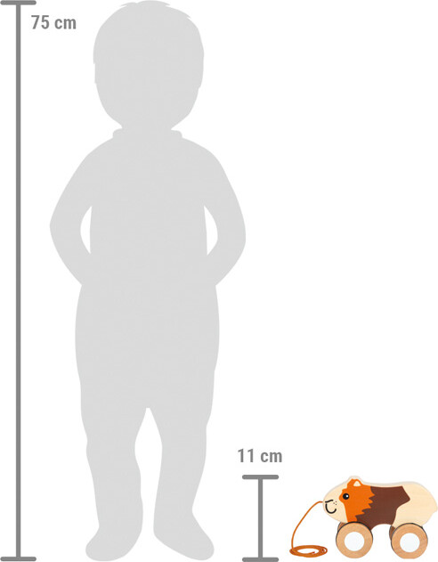 Trækdyr I Træ Til Børn - Marsvin - Small Foot