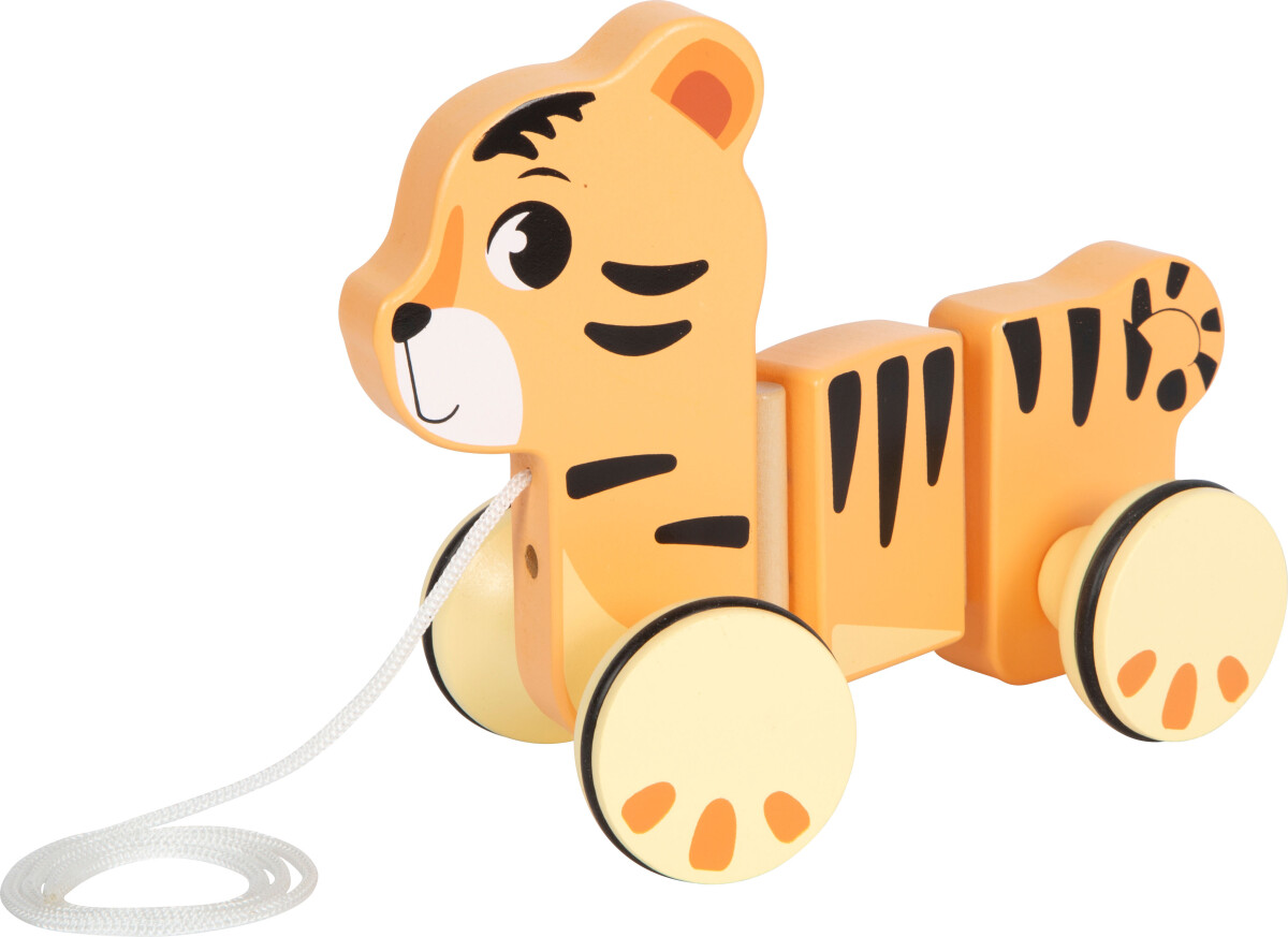 Trækdyr I Træ - Tiger - Legetøj Til Børn - Small Foot
