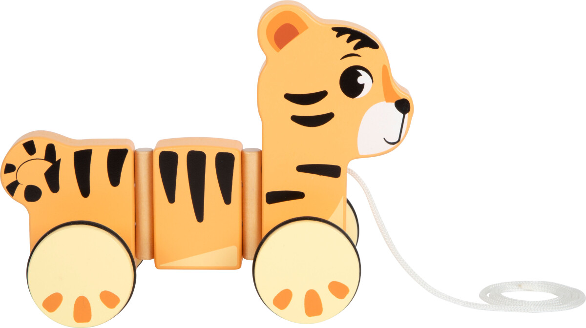 Trækdyr I Træ - Tiger - Legetøj Til Børn - Small Foot
