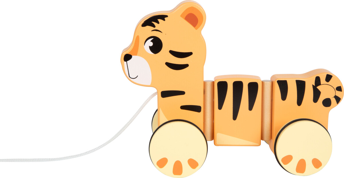 Trækdyr I Træ - Tiger - Legetøj Til Børn - Small Foot