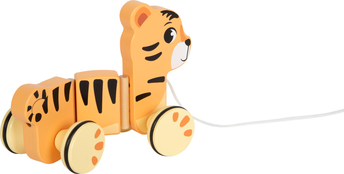 Trækdyr I Træ - Tiger - Legetøj Til Børn - Small Foot