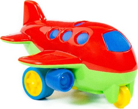 Legetøjs Flyvemaskine - Pull-Back - Polesie - Assorteret