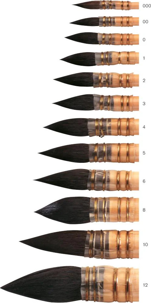 Winsor Newton - Pure Squirrel Wb N1 - Malerpensel