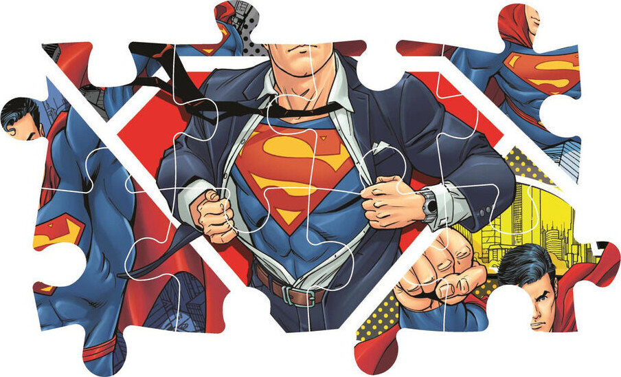 Clementoni - Superman Puzzle - 104 Brikker - Maxi Puslespil