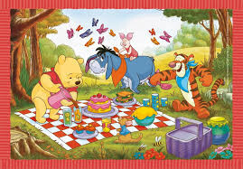 Peter Plys Puslespil - Disney - Super Color - Clementoni - 4 Stk