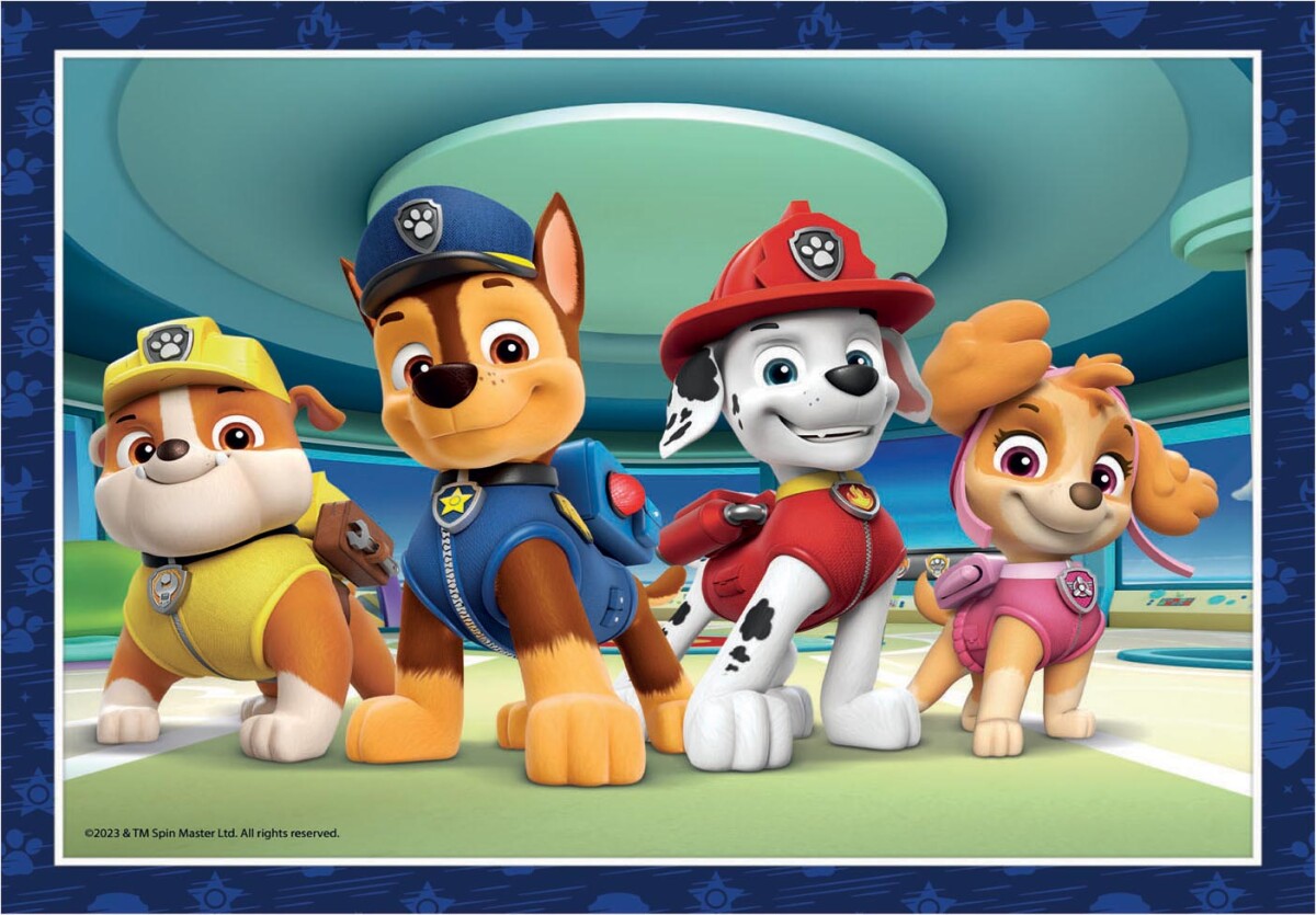 Paw Patrol Puslespil Super Color Clementoni 4 Stk Se Tilbud Og Køb På Guccadk 