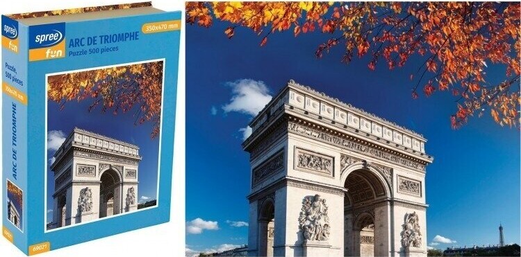 Spree Fun - Arc De Triomphe Puzzle - 500 Brikker