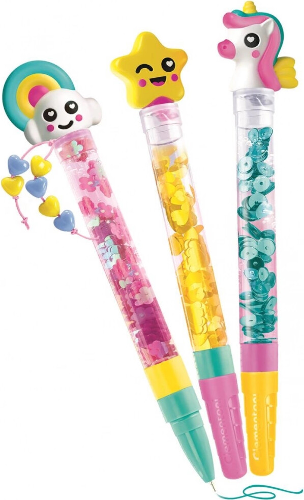 Clementoni - Idea - Create Your Pens - Fantasy - 3 Penne