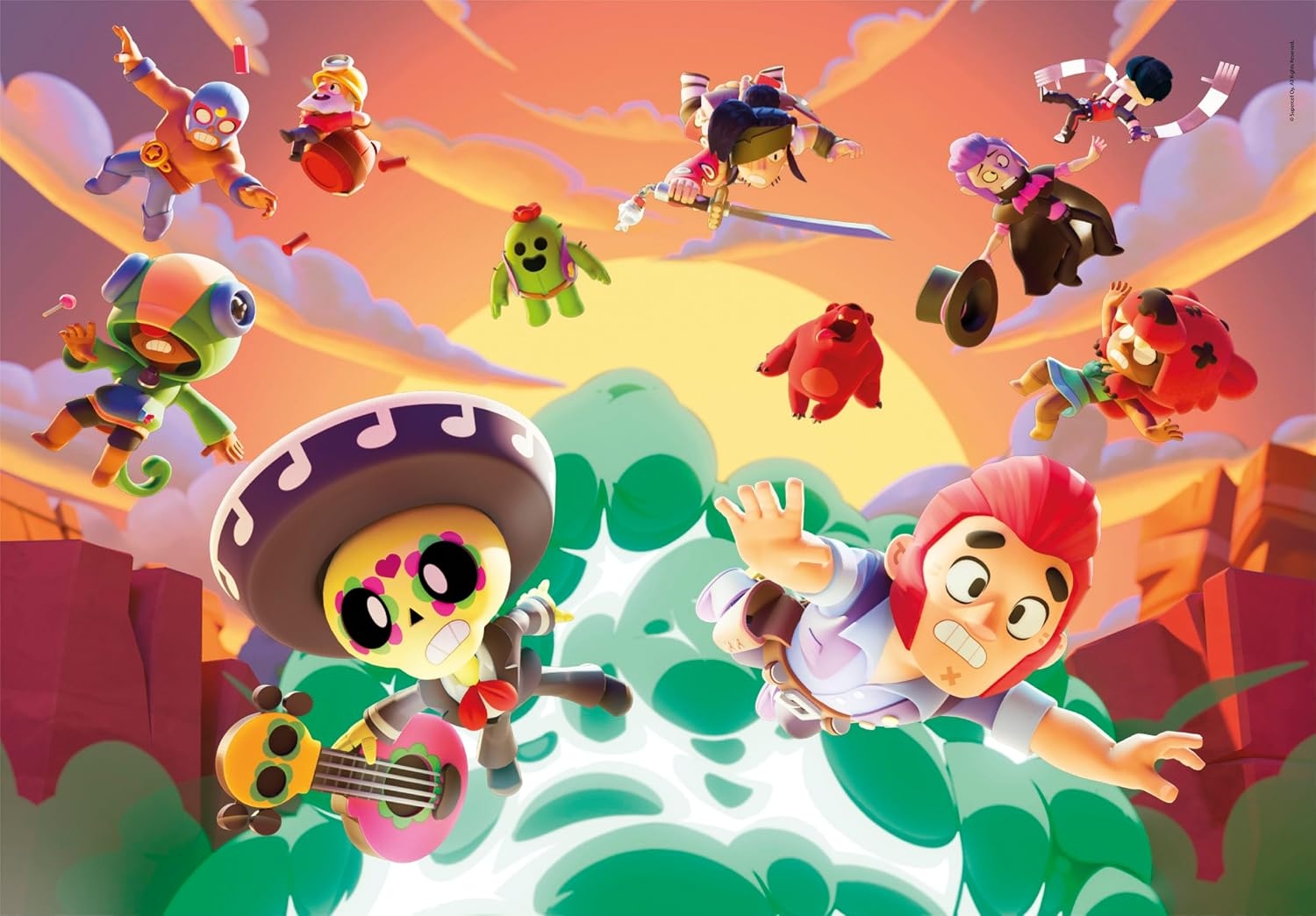 Puslespil Brawl Stars 2026 - 180 Brikker