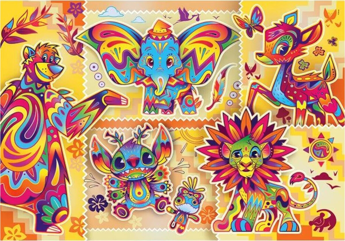 Disney Puslespil - Disney Classics - 1000 Brikker - Clementoni