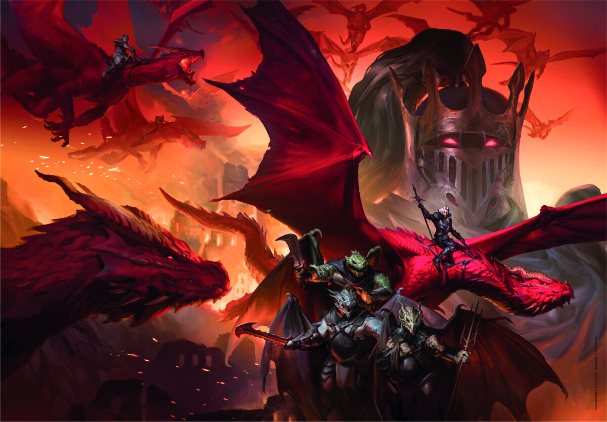 Clementoni Puslespil - Dungeons And Dragons - 1000 Brikker