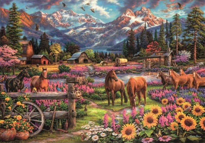Clementoni - Free To Roam Hqc Puzzle - 3000 Brikker - Puslespil