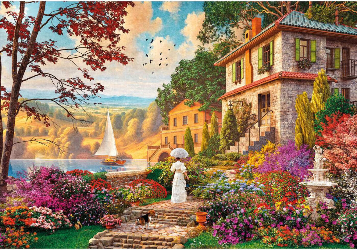 Clementoni - Victorian Promenade Puzzle - 500 Brikker - Puslespil
