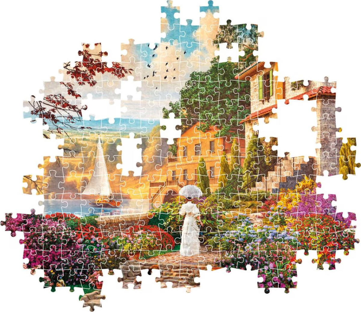 Clementoni - Victorian Promenade Puzzle - 500 Brikker - Puslespil