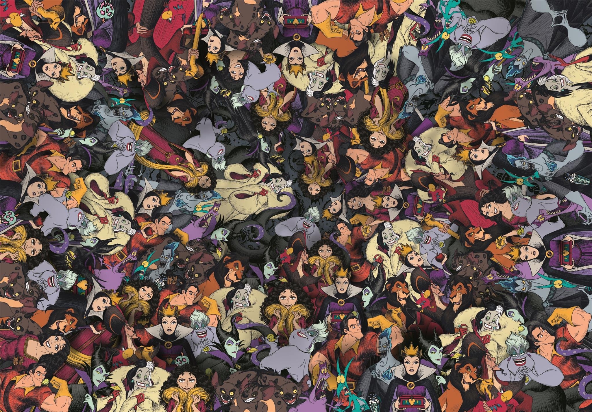 Clementoni - Disney Villains 2026 Impossible Puzzle - 1000 Brikker