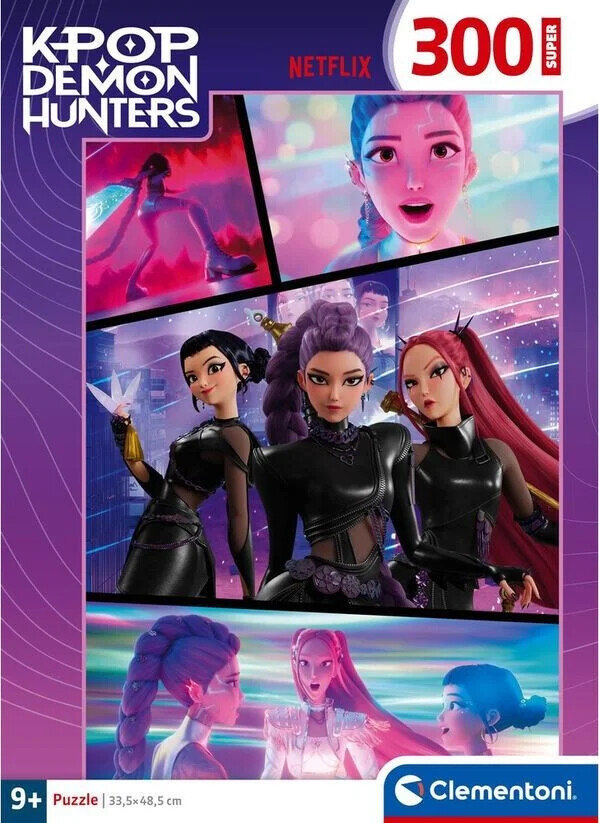 Clementoni - K-Pop Demon Hunters 3 Puzzle - 300 Brikker - Netflix